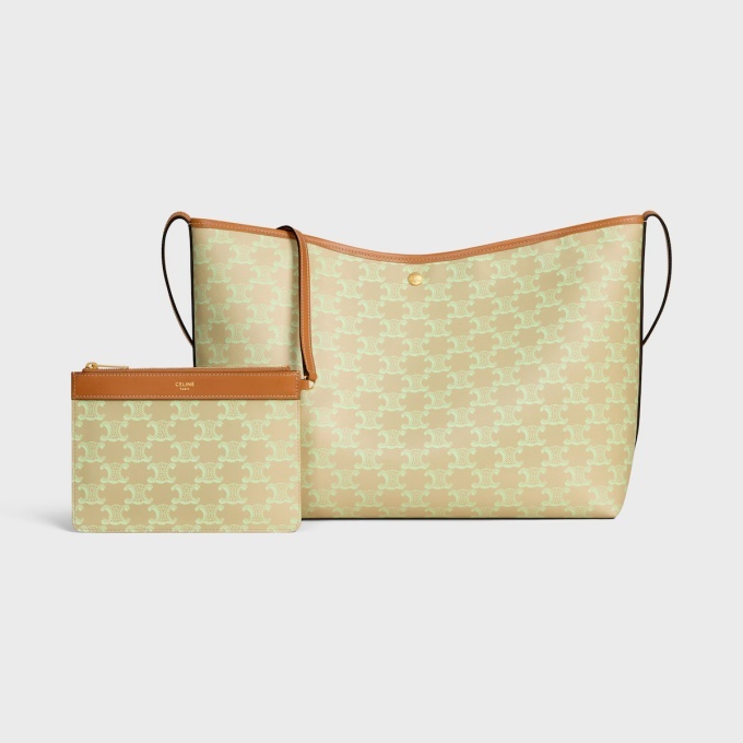 celine soft shopper large capacity tote handbag